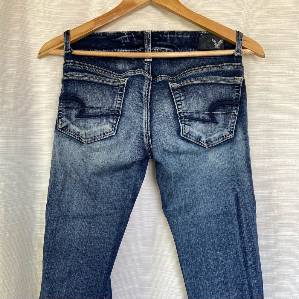 American Eagle Kick Boot Jeans Size 0 X-Long length, Like new, minimal wear